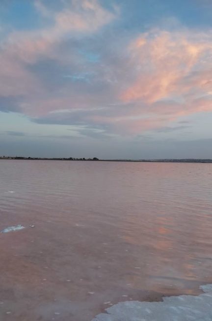 Laguna Rosa, růžové jezero Torrevieja